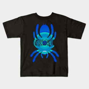 Tarantula Silhouette V157 (Radial) Kids T-Shirt